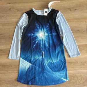 Disney Gap Blue and Black Long Sleeve Dress size 8, new with tags - Picture 1 of 6