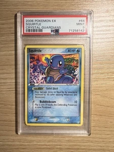 2006 Pokémon EX Crystal Guardians #64 Squirtle PSA 9 - Picture 1 of 2