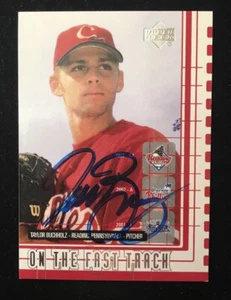 TAYLOR BUCHHOLZ 2002 UPPER DECK ROOKIE RC AUTOGRAPHED SIGNED AUTO BASEBALL 220 - Picture 1 of 1