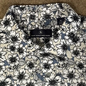 Hart Schaffner Marx Floral Collection Shirt Men's Size XL Long Sleeve - Picture 1 of 7