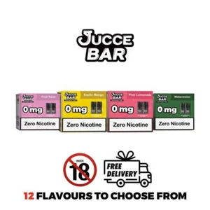 Jucce Bar 0mg Prefilled Pods | Pack of 2x 2ml | No Nicotine | 12 Flavours - Picture 1 of 12