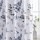H.VERSAILTEX Blackout Curtains for Living Room 52"W x 84"L, Bluestone/Taupe 