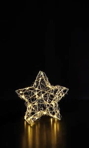 Ad trend Stella luminosa 60 LED (6 flash) bianco luce calda Deciorazione natale - Foto 1 di 1