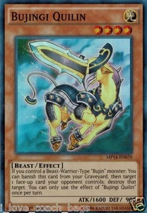 Bujingi Quilin MP14-EN070 X 3 Como Nuevo 1er YUGIOH SUPER HOLO - Imagen 1 de 1