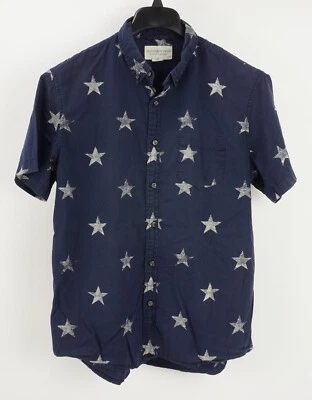 Camisa Ralph Lauren Denim & Supply Para Hombre Grande Manga Corta Azul Estrella Abotonada Foto 1 de 4