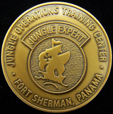 US Army Jungle Operations Training Center JOTC Panama Challenge Coin