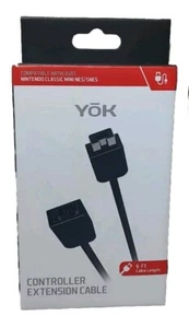 YOK 6 Ft Controller Extension Cable Cord For Mini NES SNES Nintendo Classic Wii - Picture 1 of 3
