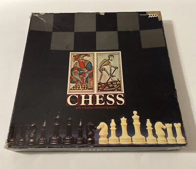 Vintage Pressman Golden Chess Set #1124 - Complete w/Everlasting Board - Image 1 of 4