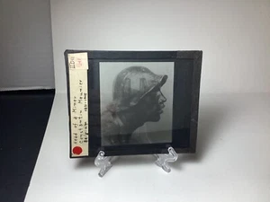 Head of a Miner Constantine Meumier Belgium Magic Lantern Glass Photo Slide - Picture 1 of 6