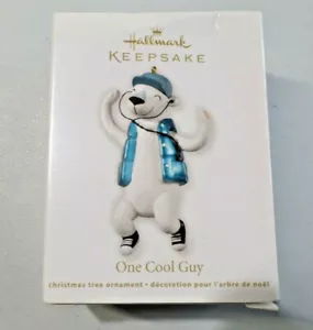 Hallmark Keepsake Ornament ONE COOL GUY Dated 2012 NEW in Box MP3 Earbuds - Picture 1 of 6