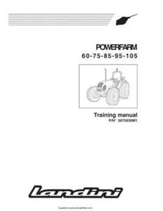 Landini Powerfarm 60 75 85 95 105 Workshop Manual - Picture 1 of 6