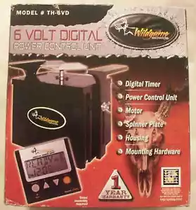 Unidad de control de potencia digital Wildgame Innovations Hunting 6 voltios TH-6VD ESTILO ANTIGUO - Imagen 1 de 3