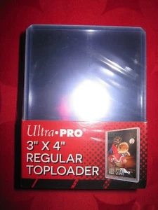 ULTRA PRO 25 TOP LOADER REGULAR TOPLOADER 3"X4" RIGIDE TRANSPARENTS NEUF BLISTER - Bild 1 von 5