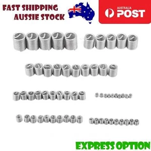 60x M3 M4 M5 M6 M8 M10 M12 Fastening Thread Insert Set Stainless Steel Insert - Picture 1 of 1