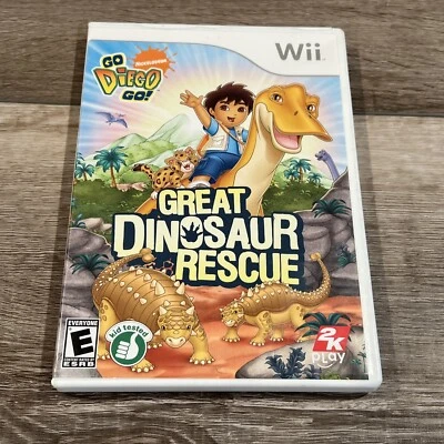 Go, Diego, Go Great Dinosaur Rescue - Nintendo Wii - Image 1 of 3