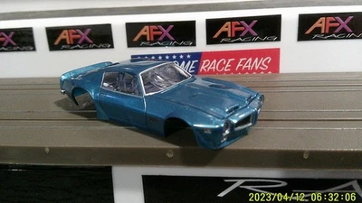 AFX RACING H.O. SCALE SLOT CAR BODY ONLY 1970 PONTIC FIREBIRD FORMULA 400 BLUE M - Image 1 of 4