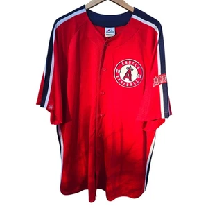 Los Angeles Angels Jered Weaver Jersey XXL MLB Majestic - Picture 1 of 11
