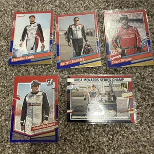 2024 Panini Donruss RACING RED BLUE PARALLEL LOT OF 5 - Briscoe, McDowell, Love - Picture 1 of 1