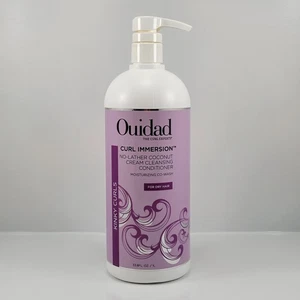 Ouidad Curl Immersion No-Lather Coconut Cream Cleansing Conditioner 33.8 oz - Picture 1 of 1