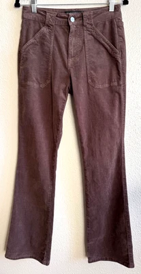 Anthropologie Sanctuary Hayden Brown Corduroy Bootcut Pants sz 27 EUC - Image 1 of 4