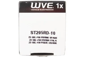 Wells Vehicle Electronics Replacement Spade Terminal 10 PC 22-18G Part ST205RD10 - Picture 1 of 4