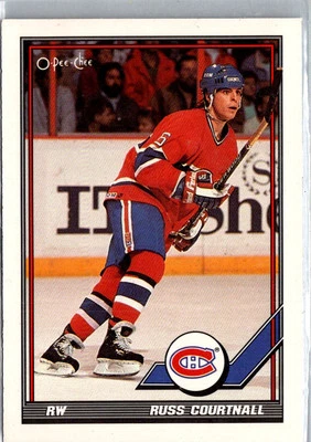 1991-92 Topps #119 Russ Courtnall - Image 1 of 2
