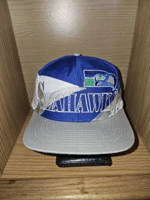 NUEVO De colección Seattle Seahawks Logo 7 Sarga Banderín Deportes Gorra Gorra De Colección Snapback  Foto 1 de 4