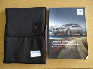 GENUINE BMW 3 SERIES PLUG IN HYBRID 2015-2019 OWNERS MANUAL HANDBOOK PACK F=712 - Picture 1 of 4