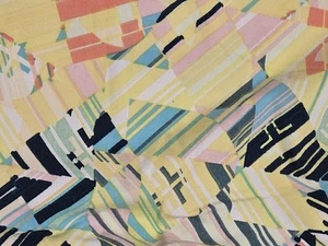 Lularoe Kids L/XL Leggings- NWT- Summer Stripes- Yellow, Navy, Peach, White - Picture 1 of 6