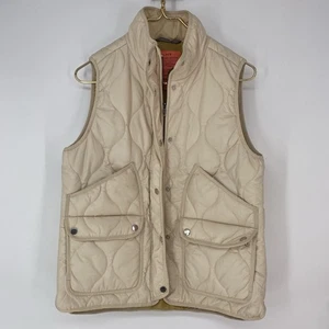 Chaleco acolchado J Crew Excursion Puffer Marfil Primaloft para mujer talla M - Imagen 1 de 10