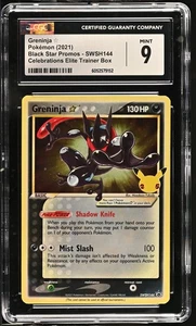 Greninja Gold Star Black Star Promo CGC 9 Pokemon (2021) Celebrations #144 - Bild 1 von 2