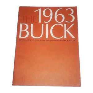 1963 Buick Deluxe Auto Sales Brochure Vintage Car Catalog Electra, Wildcat, More - Picture 1 of 5