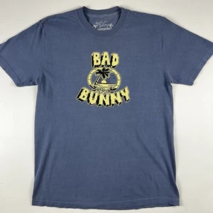 Bad Bunny 2022 World’s Hottest Tour OFFICIAL MERCH Blue Size Medium - Picture 1 of 9