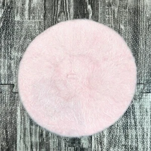 Soft Pink Beret Hat Angora Wool Blend Vintage Made in France Brand New - Picture 1 of 4