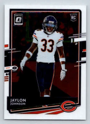 2020 Donruss Optic #123 Jaylon Johnson RC (ref 198260) - Image 1 of 2