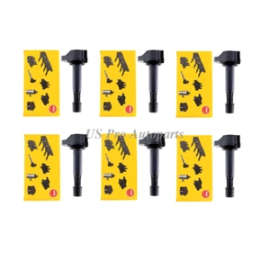 For Honda Accord Pilot Acura 3.5L V6 30520-5G0-A01 6X OEM NGK Ignition Coil - Picture 1 of 5