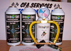 1996-2015 R134a TRUCKS /SUV COLDEST AC REFRIGERANT +STOP LEAK RECHARGE KIT =80oz - Picture 1 of 1