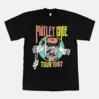 Vintage 80s Motley Crue Tour Unisex T-Shirt, Retro Motley Crue Shirt