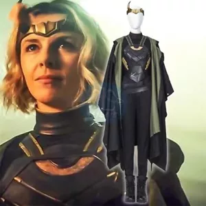 Costume Cosplay Loki Stagione 1 Lady Loki Abiti Halloween Set Completo Scarpe Donna - Foto 1 di 25