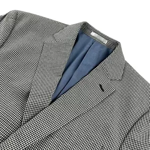 Ralph Lauren Men's Cotton Seersucker Check Blazer Jacket Gray • 42L - Picture 1 of 12