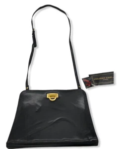 Vintage Holiday Fair Black Handbag Purse NWT- Crossbody/Shoulder Strap Removable - Picture 1 of 7