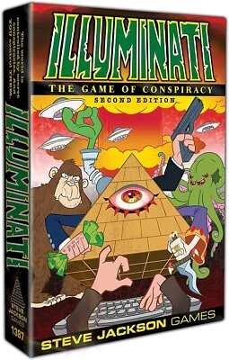 Steve Jackson Games Illuminati Game Of Conspiracy Second Edition Card Strategy - Image 1 of 4