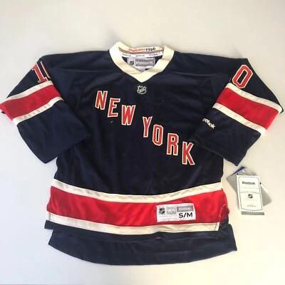 Camiseta deportiva Throwback New York Rangers Gaborik #10 Reebok azul juvenil talla S/M Foto 1 de 4