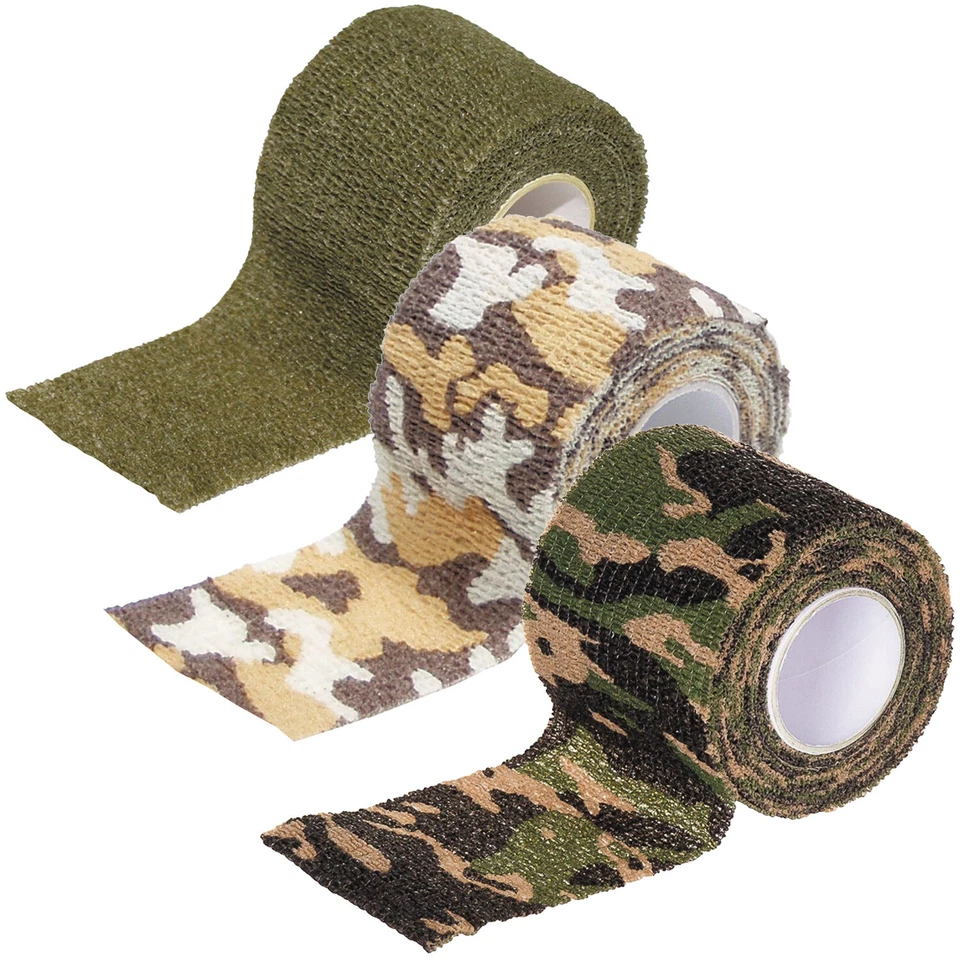Tarnband Selbsthaftend 5 cm x 4,5 m Tarnklebeband Tarnung Gewebeband Outdoor - Bild 1 von 1