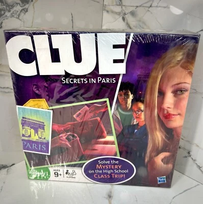 NEW Sealed Board Game CLUE Secrets in Paris Murder Mystery Teen Christmas Gift - Image 1 of 4