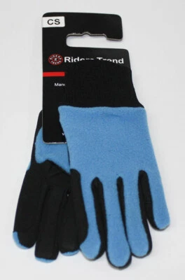 Riders Trend 10034523B-BLKSKY-CS Gants Kinder Reithandschuhe S Schwarz-Blau