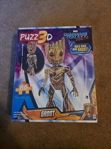 PUZZ 3D Groot Guardians Of The Galaxy Marvel NEW SEALED Puzz3d - Picture 1 of 3