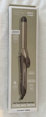 Conair INFINITI PRO Tourmaline Ceramic Curling Wand 1" Classic Curls 400° Heat - Image 1 of 4