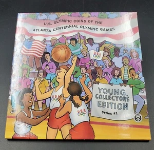 1995 Basketball Atlanta Olympic Half Dollar US Mint Young Collector Coin OGP - Bild 1 von 7