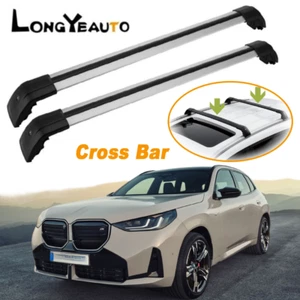 Barra transversal ajustable negra 2 piezas para BMW X3 G45 2024-2025 - Imagen 1 de 12
